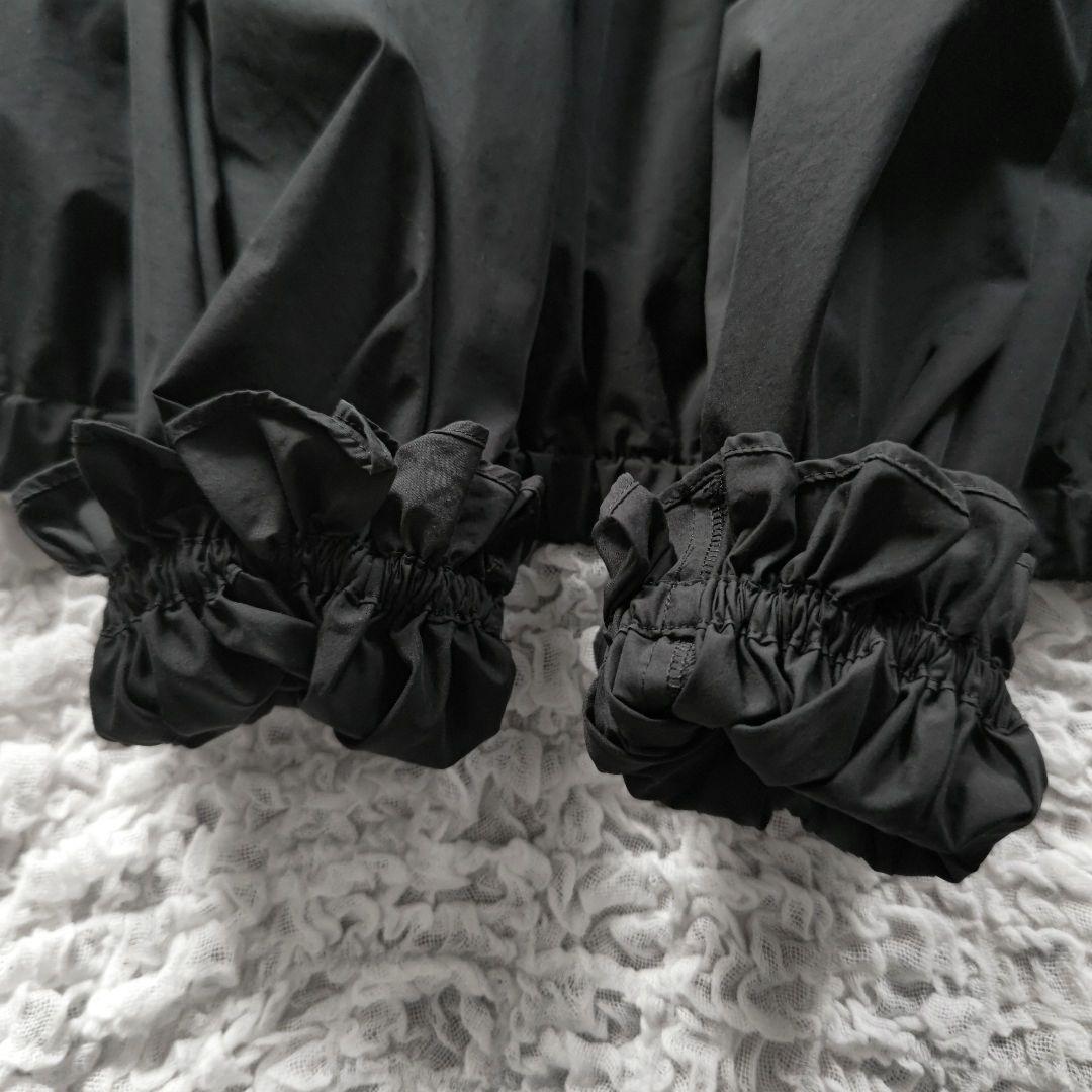 journal standard l'essage　リボンブラウス　ブラック