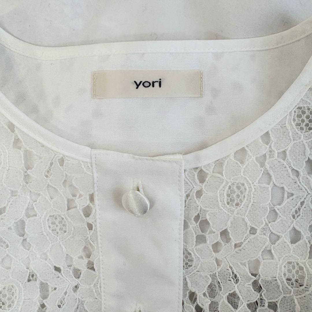 yori フロッキーレースシャツ【2025AW】
