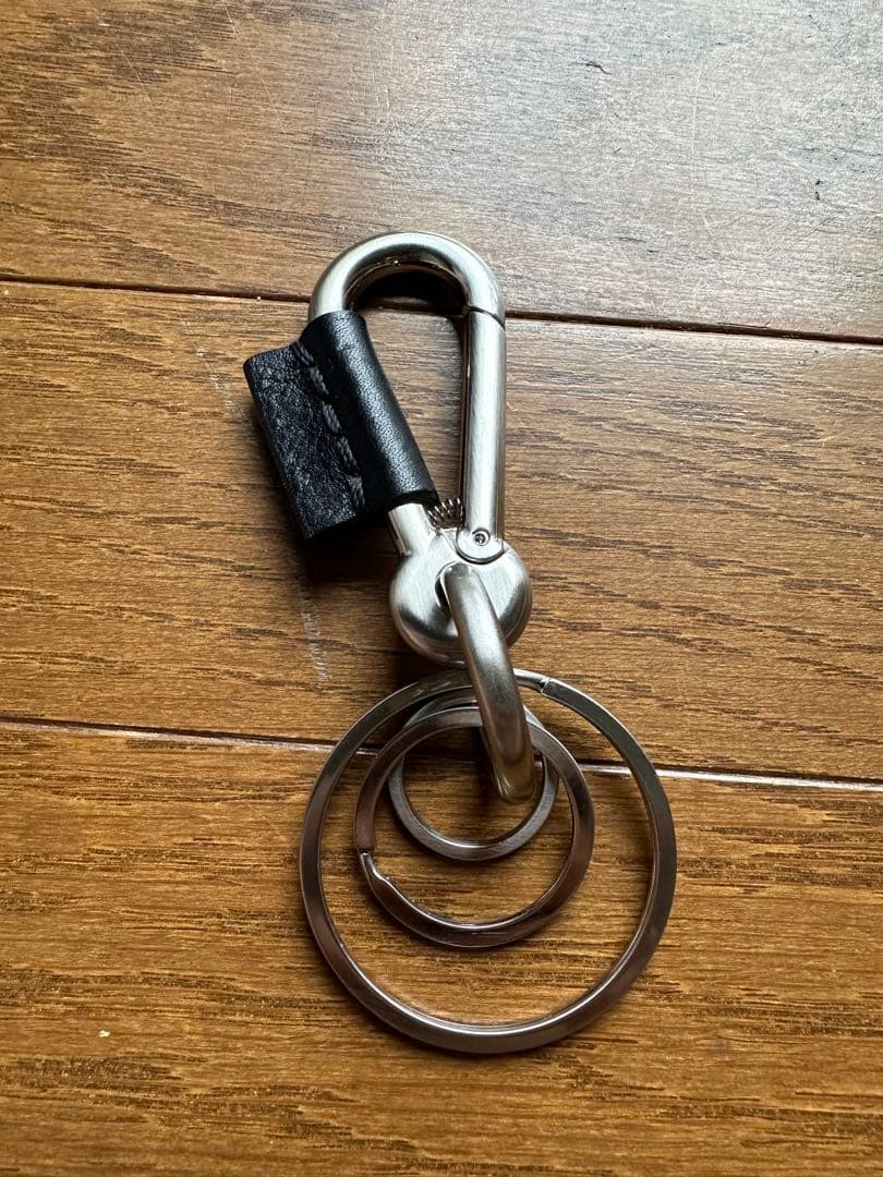 ほぼ未使用 エンダースキーマー カラビナ キーホルダー キーケース ブラック