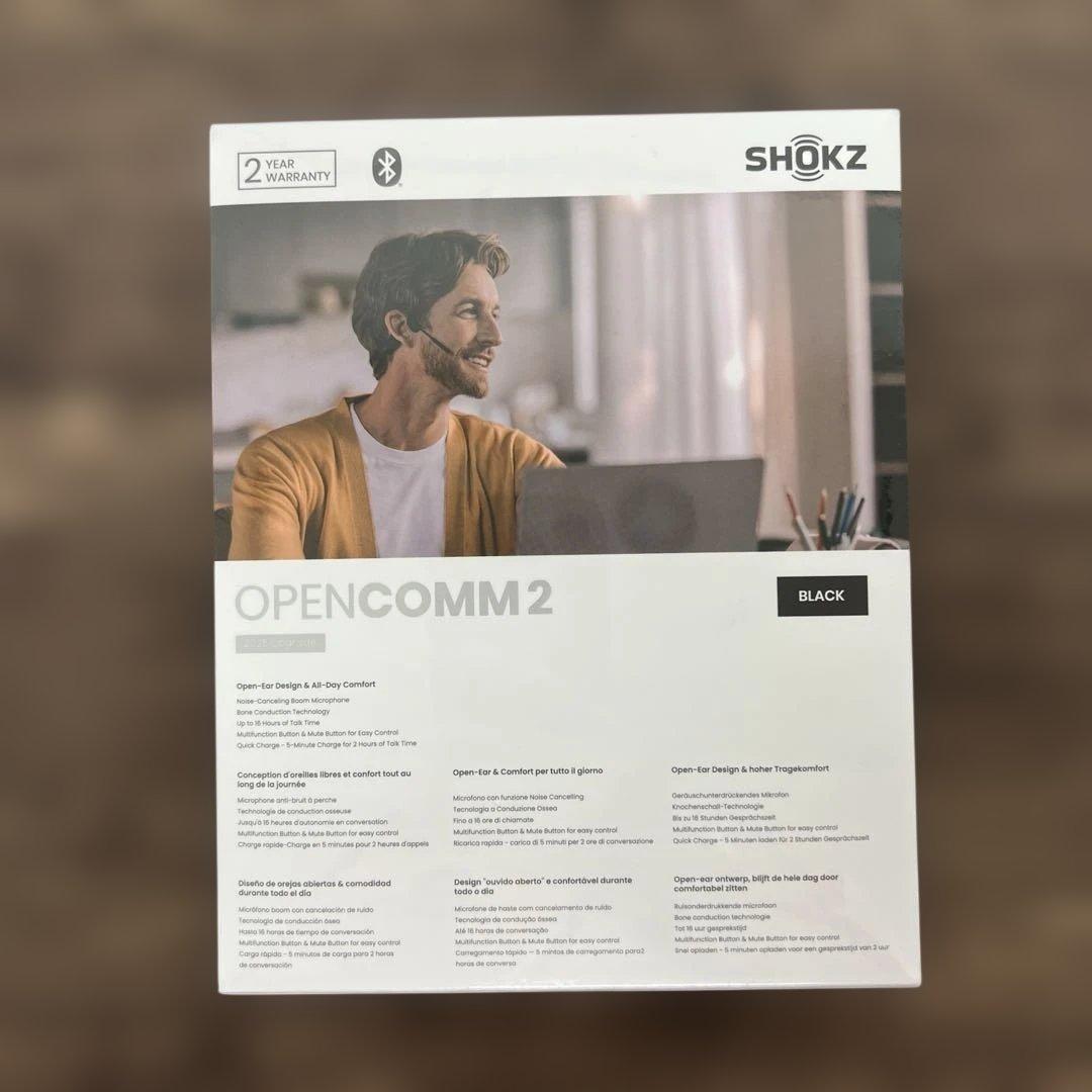 イヤホン 12581 Shokz OpenComm2 2025 Upgrade