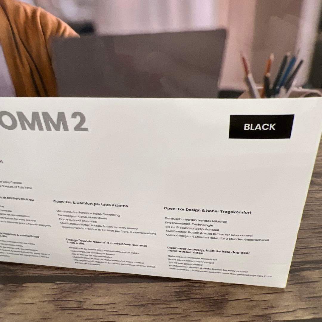 イヤホン 12581 Shokz OpenComm2 2025 Upgrade