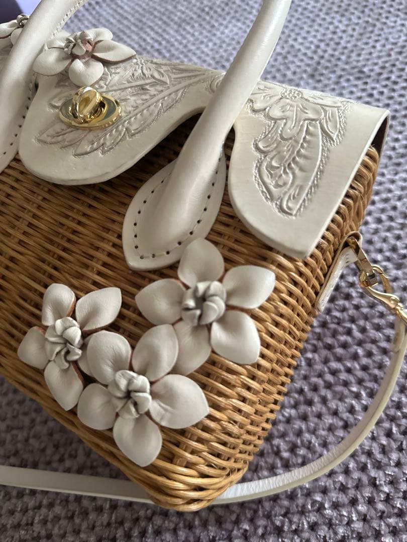 限定デザインカービングトライブス ラタン マエストラ 2WAYショルダー バッグ