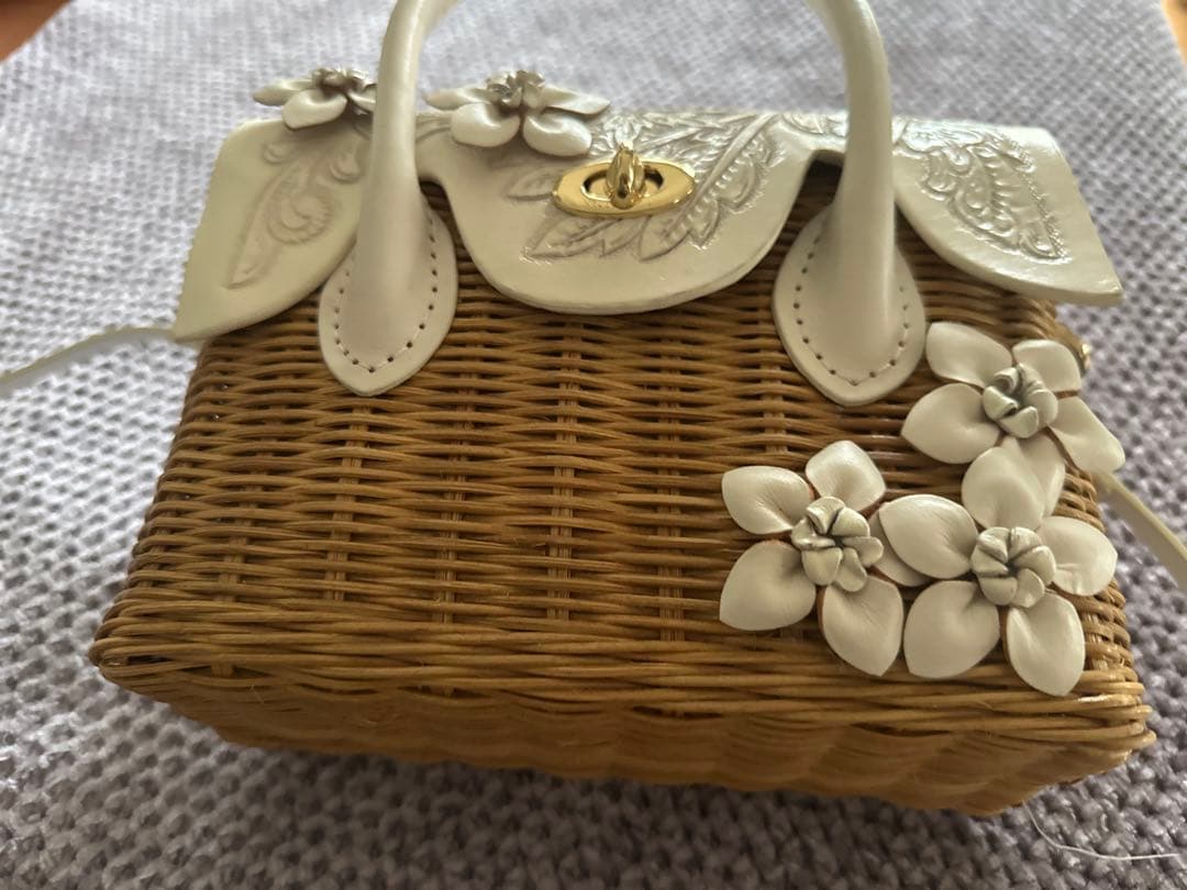 限定デザインカービングトライブス ラタン マエストラ 2WAYショルダー バッグ