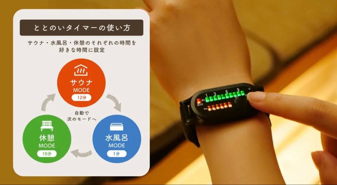 ZEN STATE サウナ専用ウォッチ　ととのいタイマー