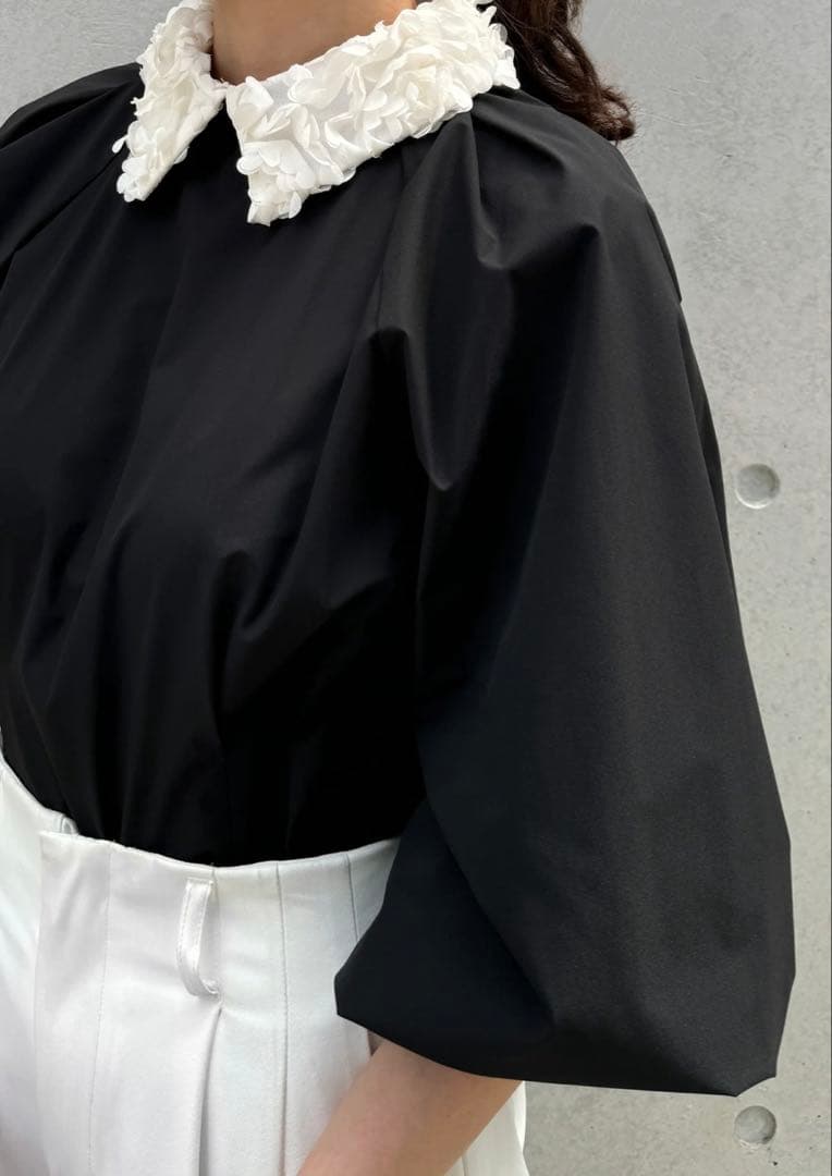 新品アメノチハレ 【Keep clean】フラワーブーケブラウス