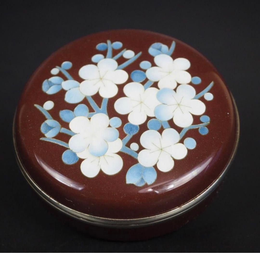 送料無料　日本製　安藤七宝店梅花尽くし宝石箱