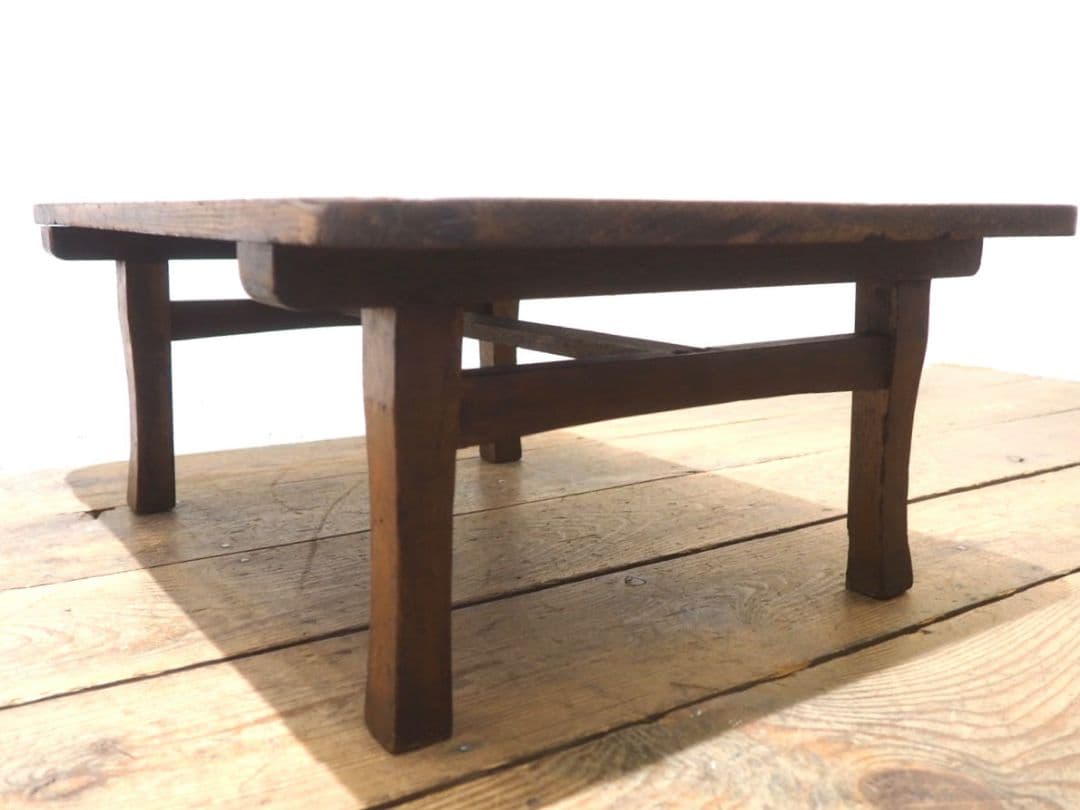 1300　昭和レトロなちゃぶ台　ローテーブル　展示台　古家具　座卓　文机　デスク