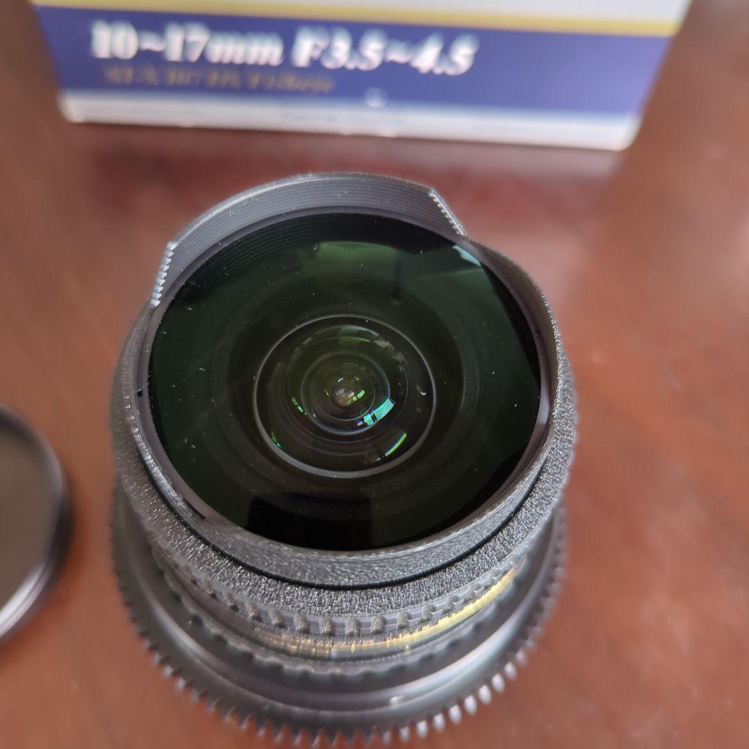 Tokina　Fisheyeレンズ10-17mm ズームギア付！