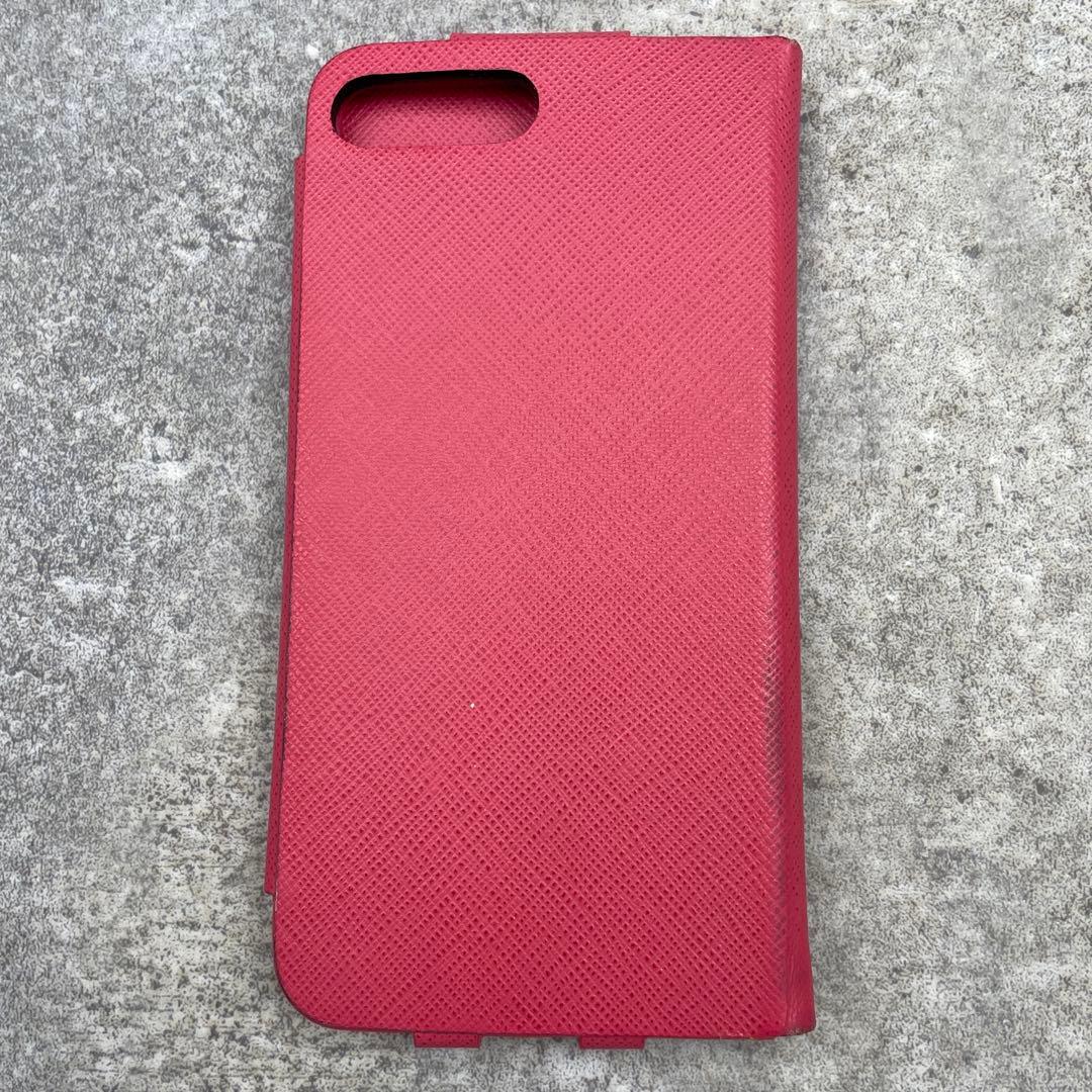 【極美品】PRADA　プラダ　サフィアーノ　iPhone 7/8+ ケース