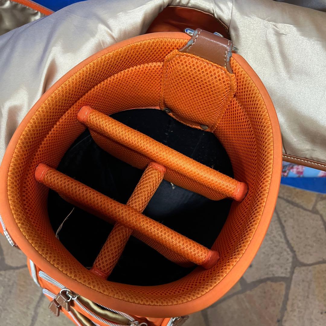 寶BT-1067 LOUIS CASTEL オレンジ キャディバッグ
