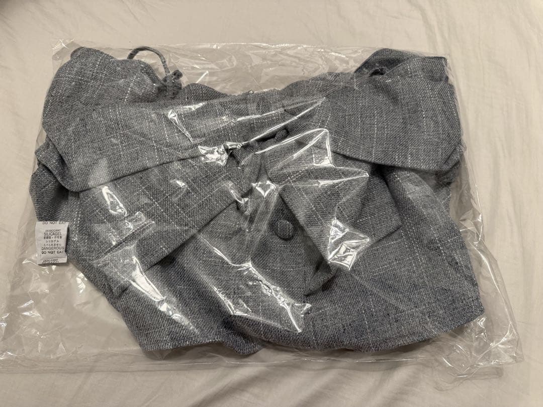 lip service リボンオフショルロングスリーブトップス　ブルー