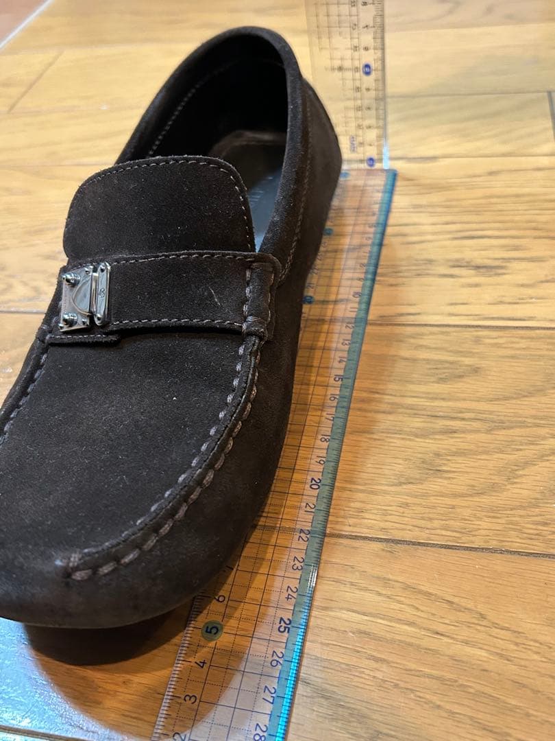 ルイ・ヴィトン　スエード モカシン シューズ　メンズ　２６．５cm相当