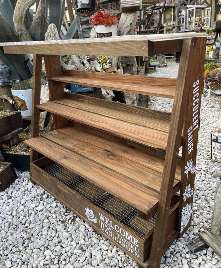 多肉植物棚　GAI-TO2（棚＋トレー）透明トタン屋根