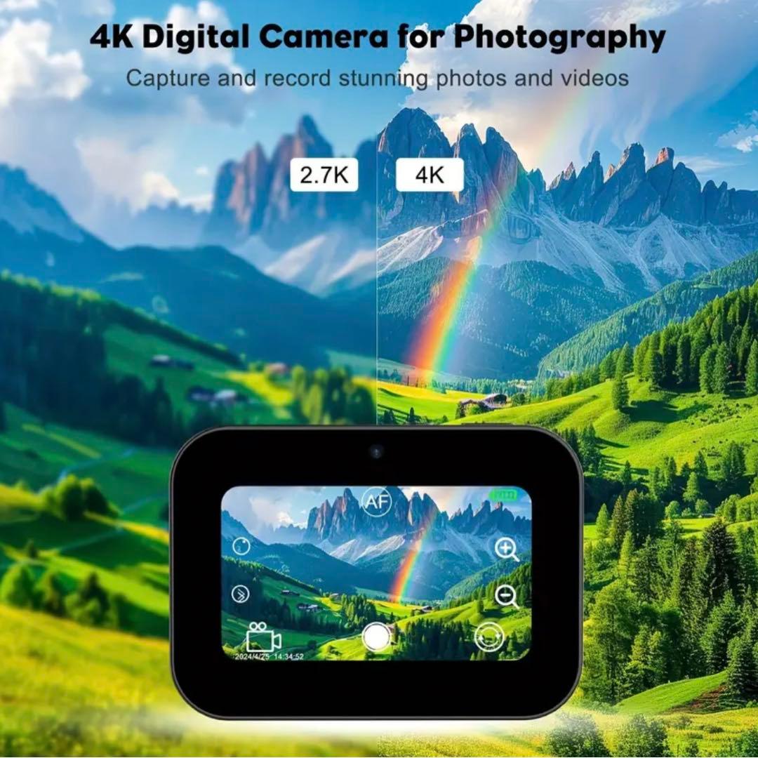 4K コンパクトカメラ スマートフォン