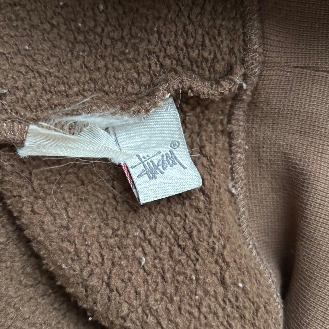 STUSSY ステューシー　スウェット　ブラウン　XL
