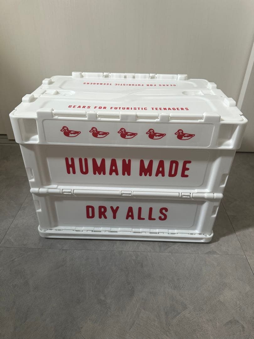 小物 HUMAN MADE CONTAINER 20L WHITE RED