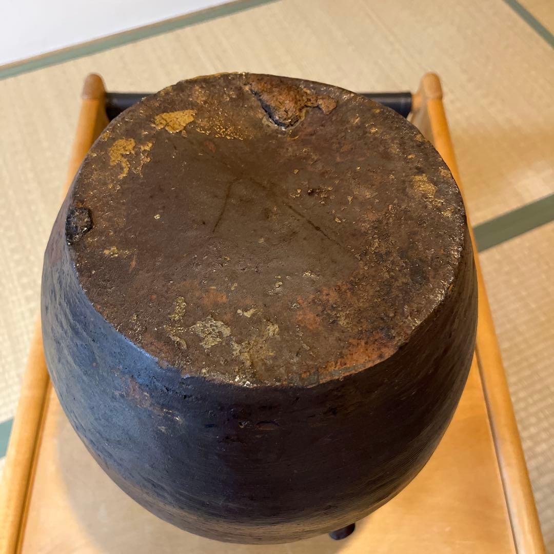 稀少 種子島 能野焼き 能野焼 雲助壺 壺 陶芸 陶器 民藝 民芸 骨董 骨董品