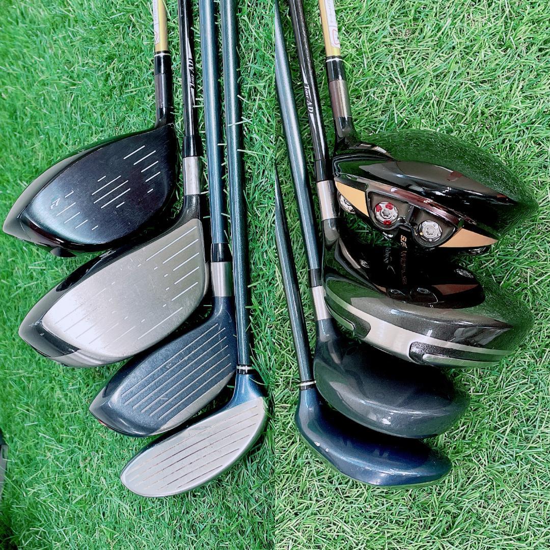 テーラーメイド入り 初心者 メンズ ゴルフクラブ セット 13本 N2522