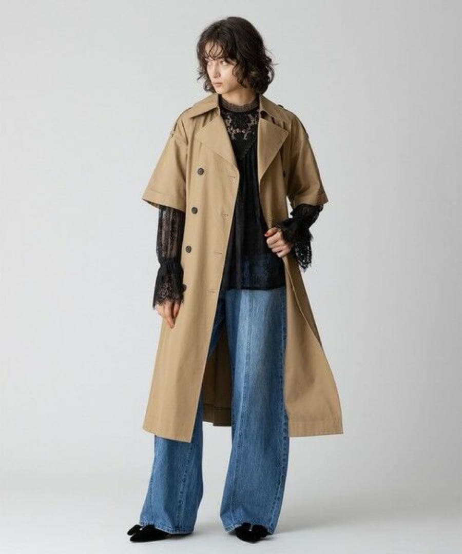 新品未使用　アルアバイル　レースBOHOブラウス　ブラック　ルルウィルビー