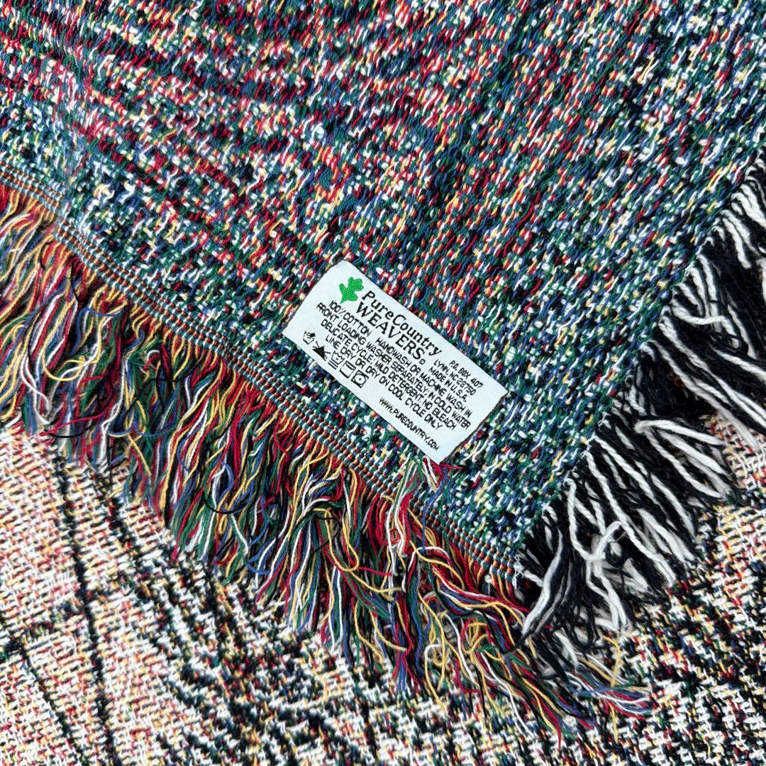 地球　世界地図　マルチカバー　ソファカバー　ヴィンテージラグ　130x178