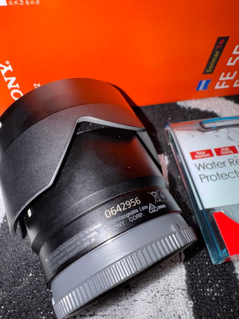 SONY Eマウント Sonnar FE 55mm F1.8 +フィルター