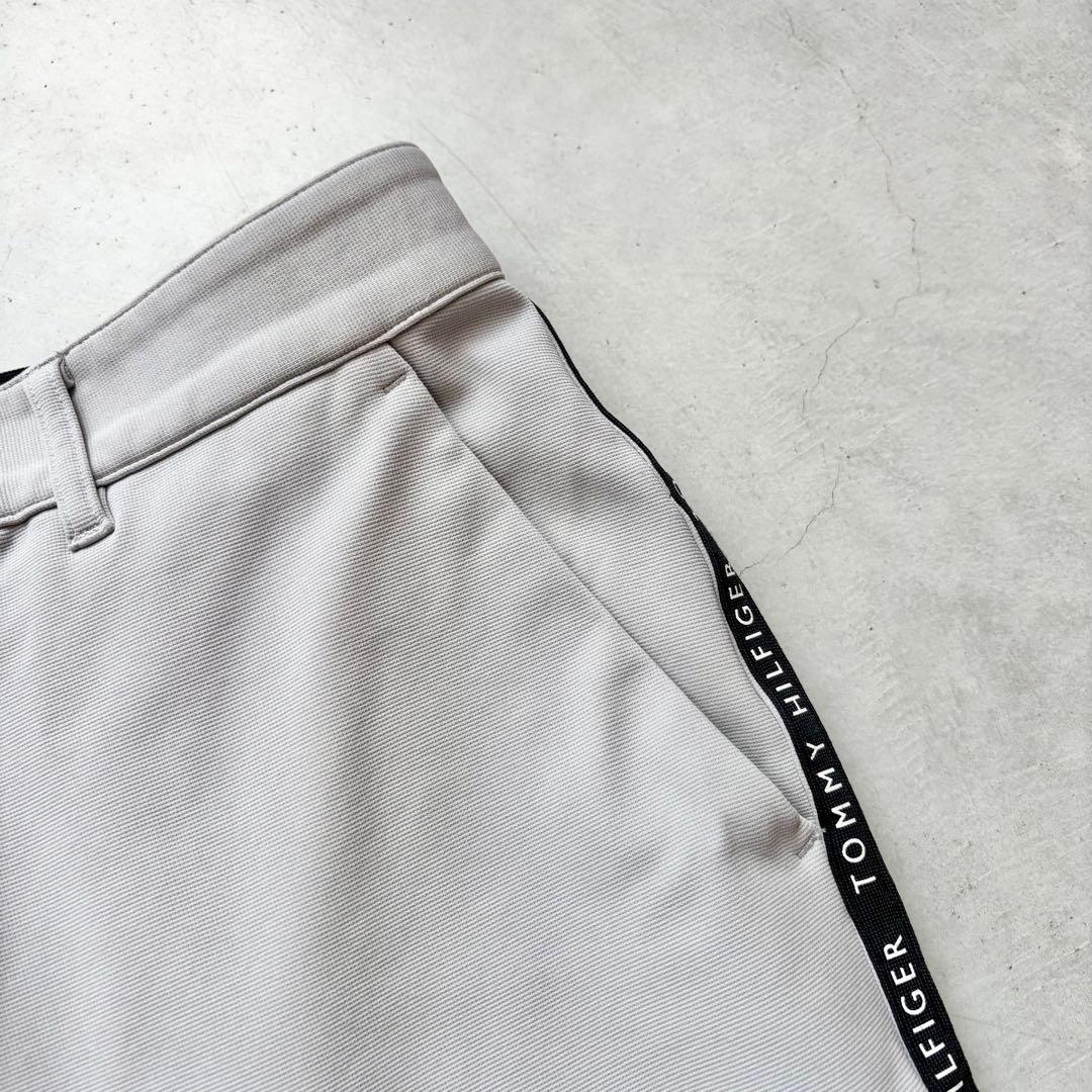   GOLF 3Dテーパードパンツ 裏起毛 ロゴテープ