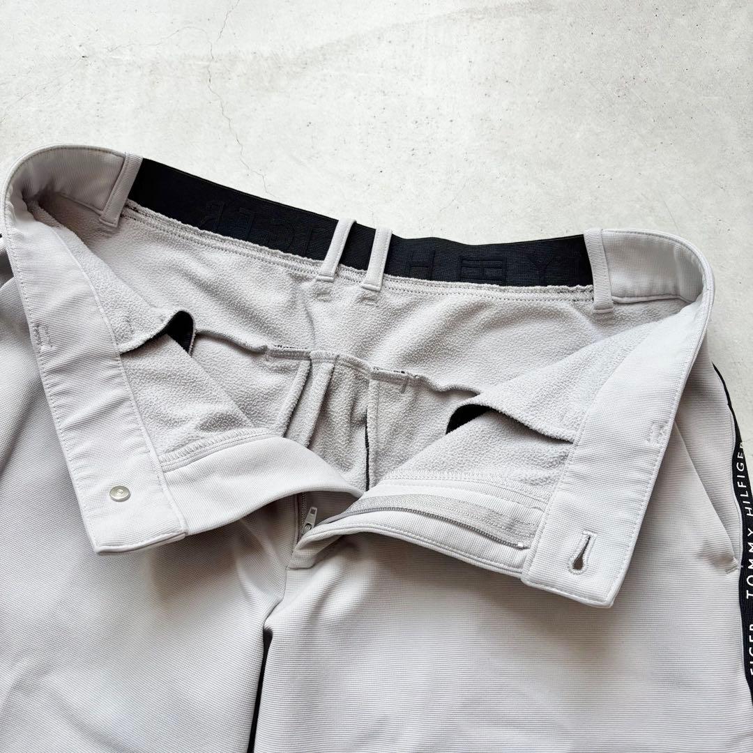   GOLF 3Dテーパードパンツ 裏起毛 ロゴテープ