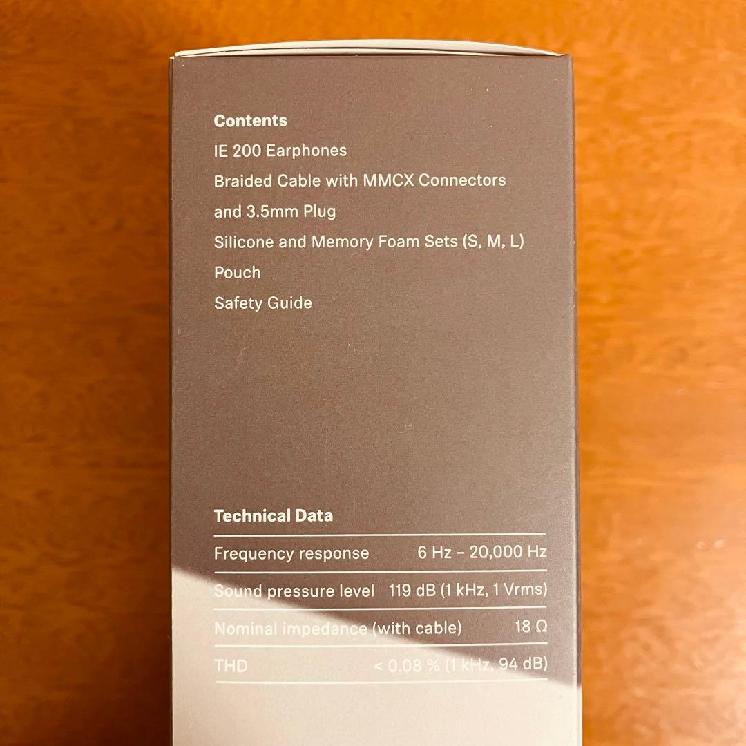 【新品未開封】正規品 SENNHEISER IE200 イヤホン シルバー
