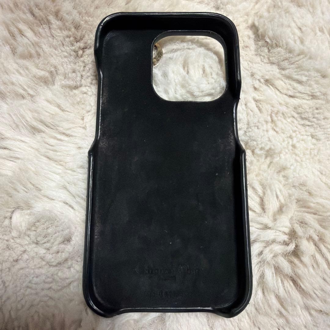 DIORブラックiPhone15Proケース