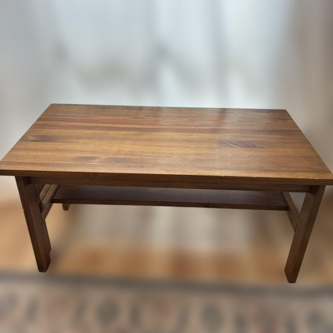 B-COMPANY木製センターテーブル 下棚付き ビーカンパニー