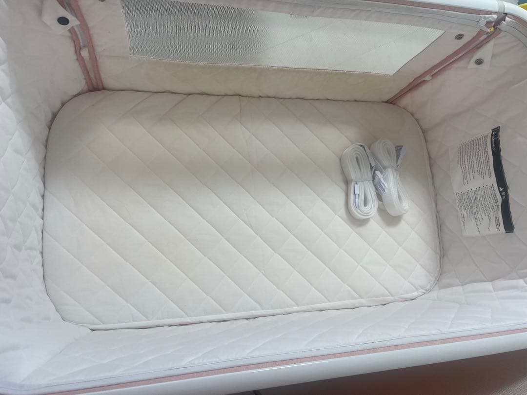 ベビーベッド 添い寝 ピンク