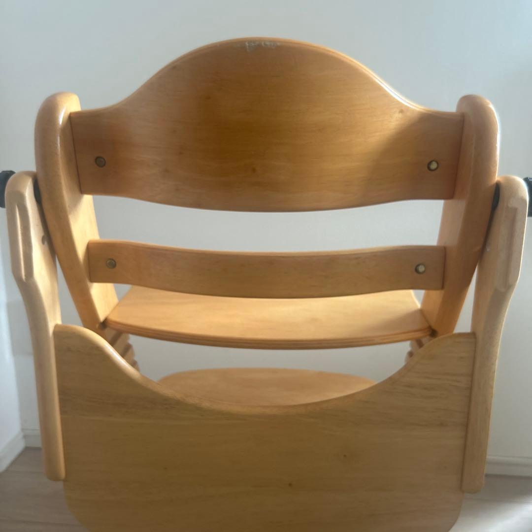 送料込！大和屋すくすくチェア　ハイチェア　消毒済