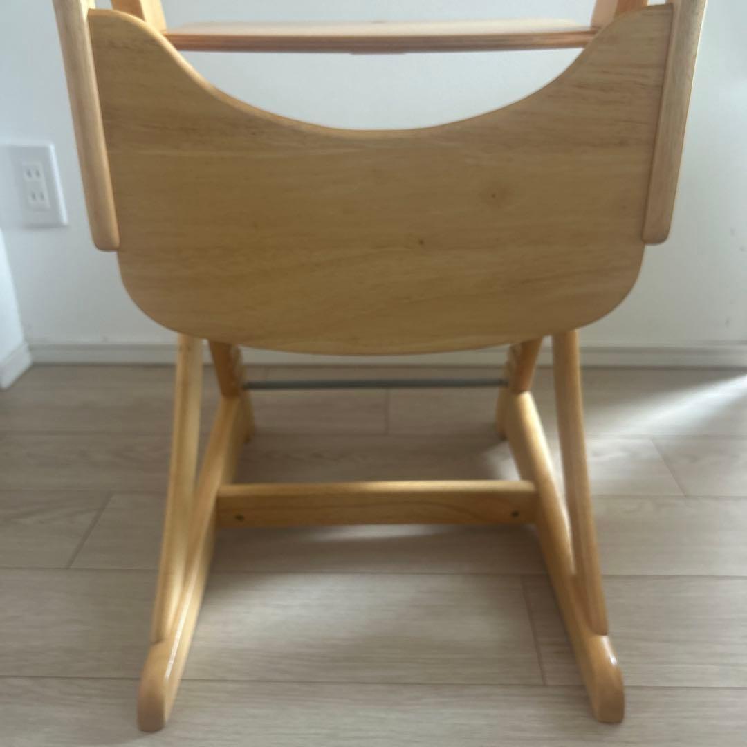 送料込！大和屋すくすくチェア　ハイチェア　消毒済