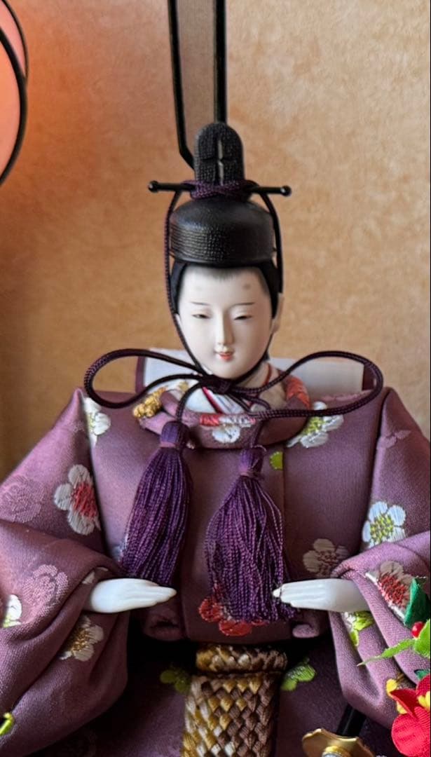 雛人形 多色装飾付き