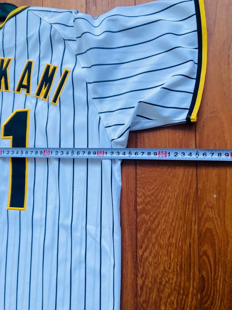 ミズノ　阪神タイガース　村上　ホーム　ユニフォーム　メンズ　M 刺繍