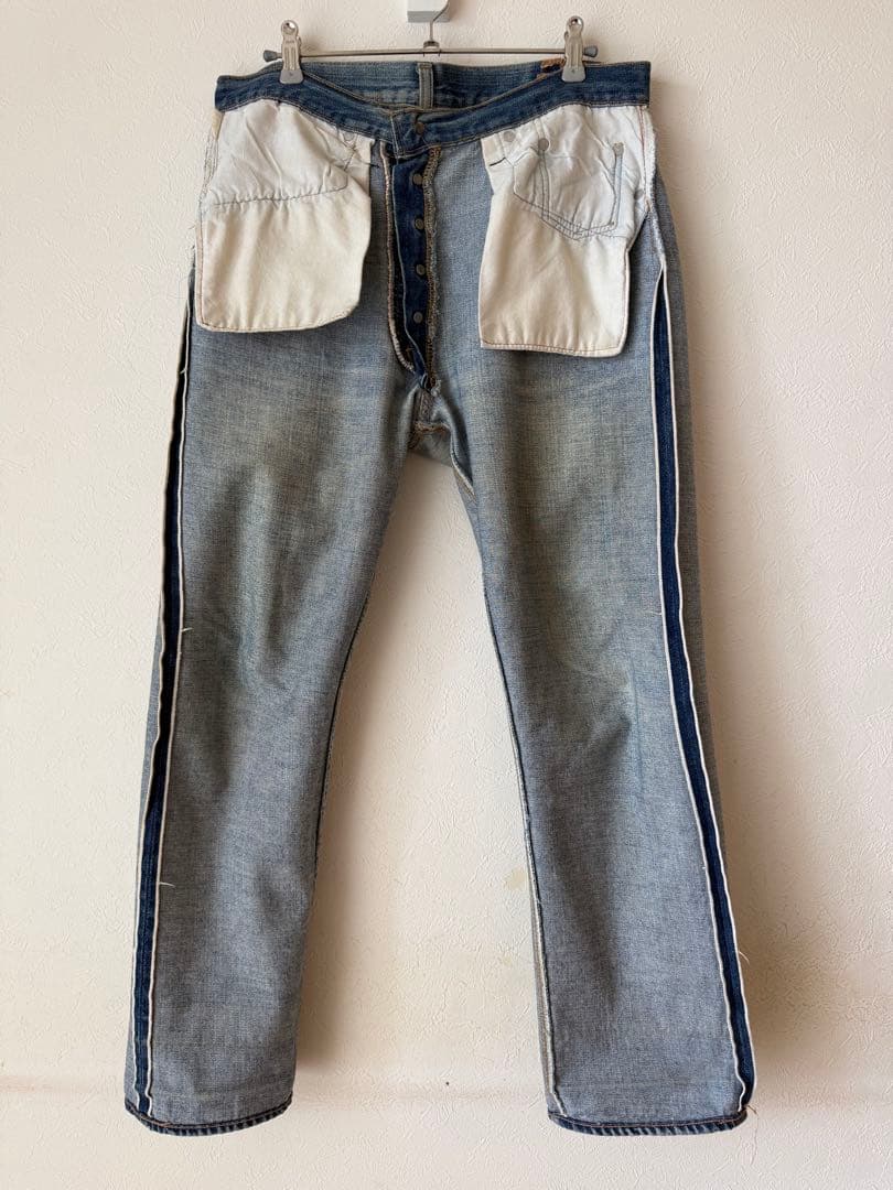 リーバイス501 66前期ノーリペア　実寸W32 縦落ち良好　ゴールデンサイズ
