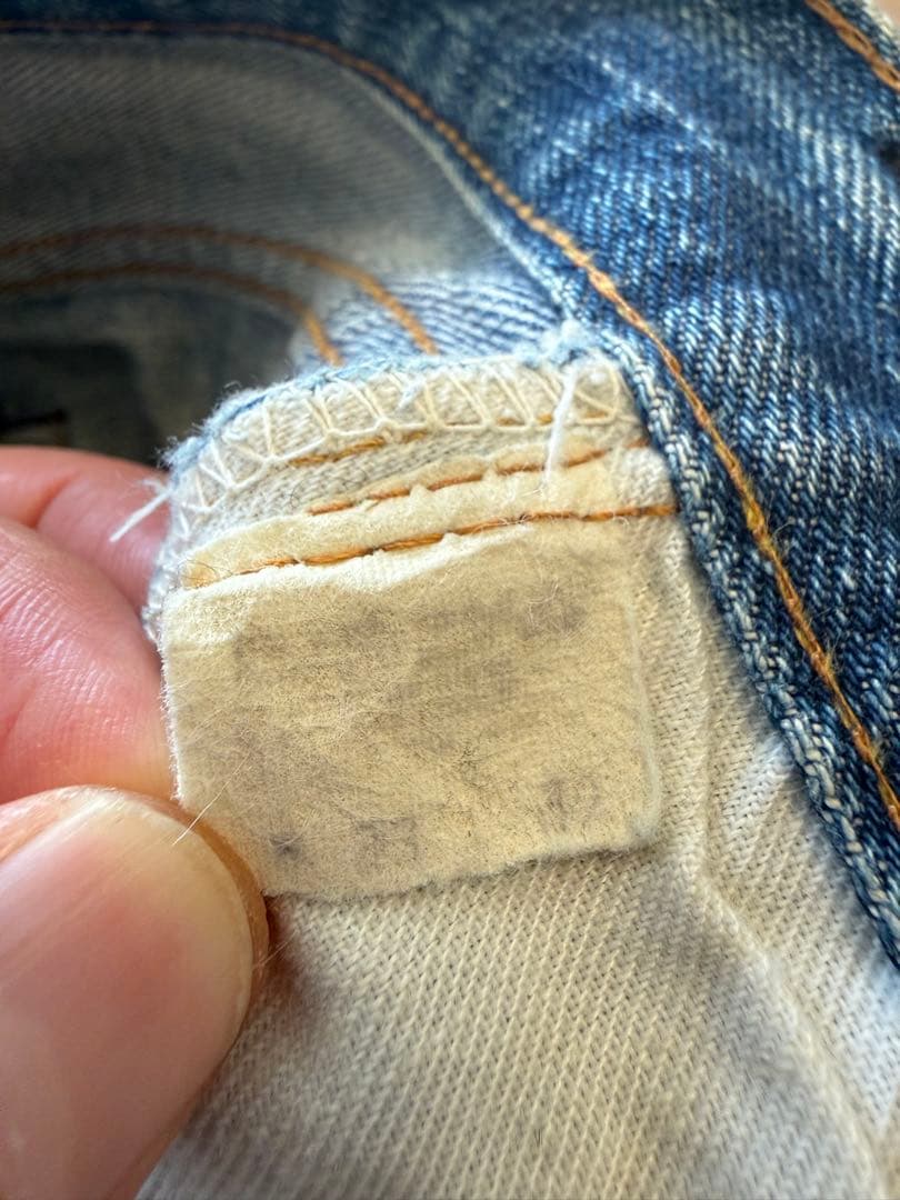 リーバイス501 66前期ノーリペア　実寸W32 縦落ち良好　ゴールデンサイズ