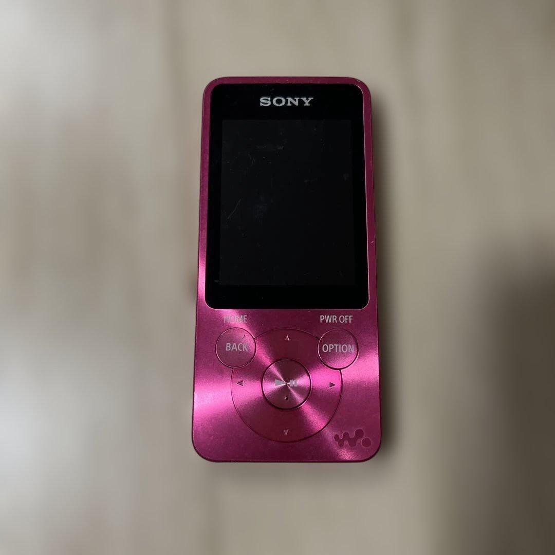 SONY WALKMAN　NW-S15 スピーカー充電+USBコードつき ピンク