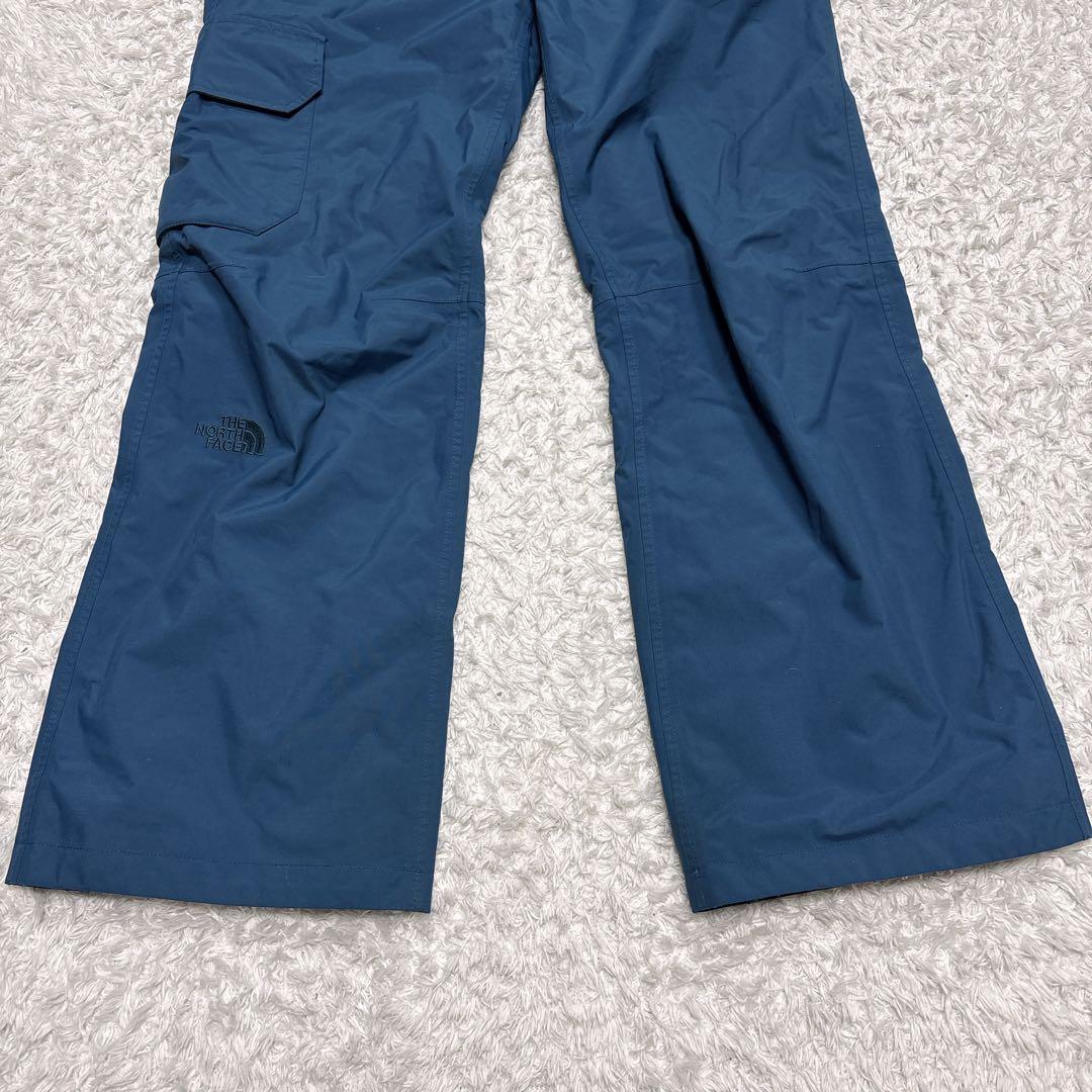 美品 THE NORTH FACE スノーボードパンツ S 青 NS61610