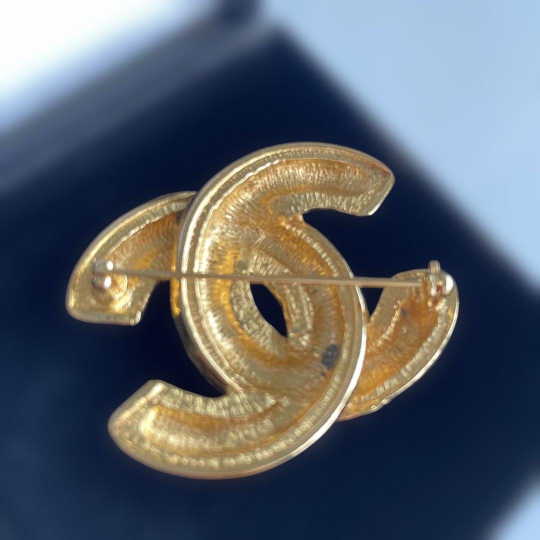 CHANEL シャネル CC ロゴブローチ GP