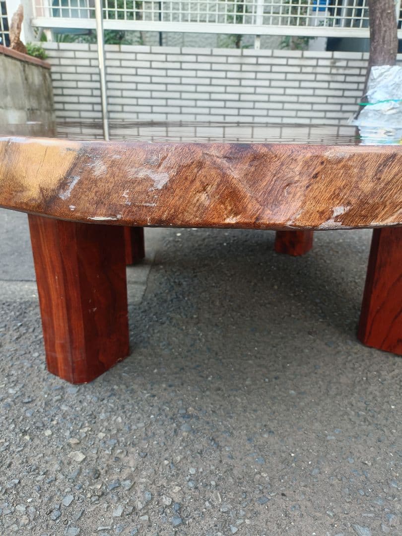 早い者勝ち　一枚板 ローテーブル　木製　高級　重厚