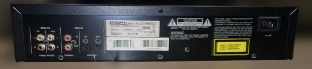 ②TASCAM CD-RW900SL