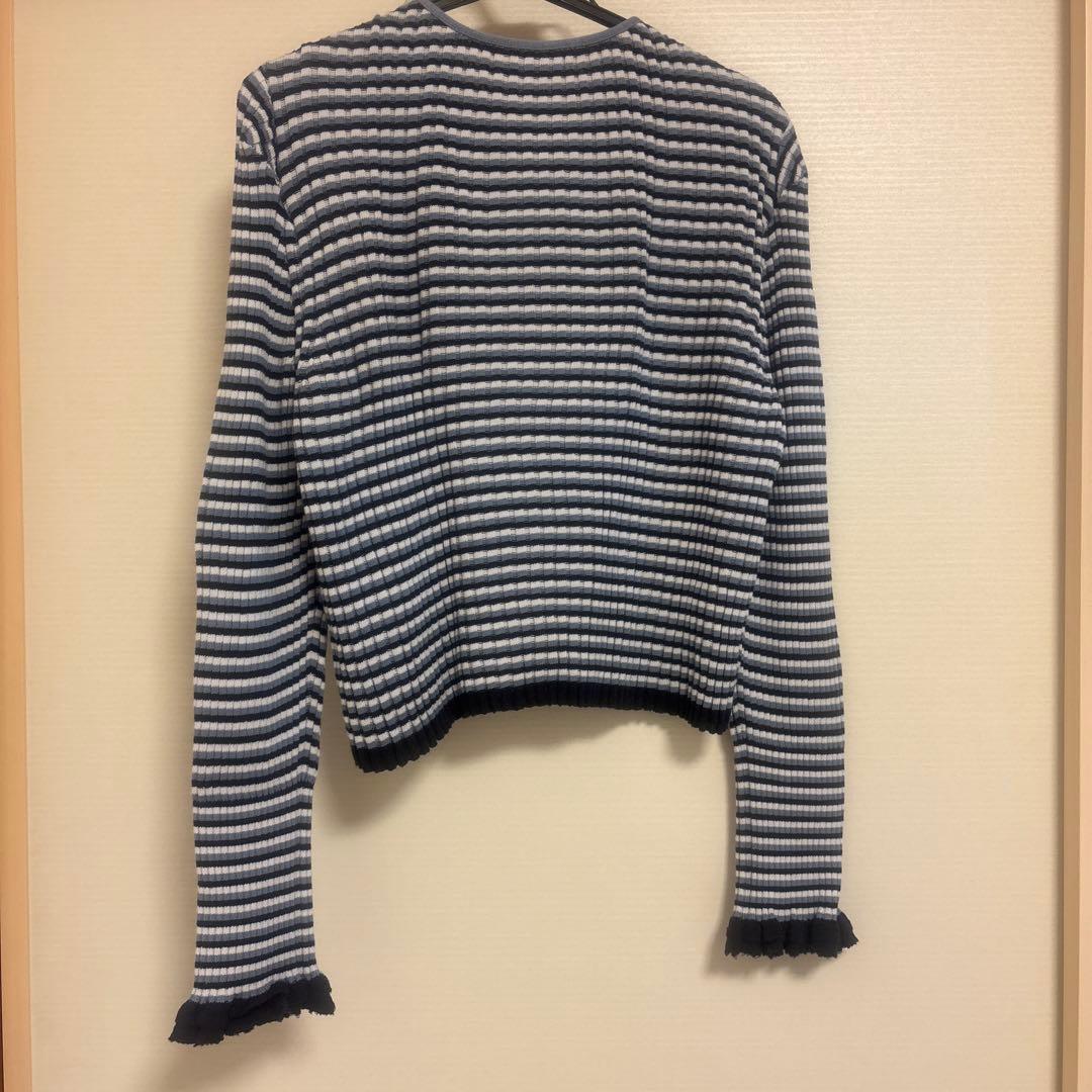 sua　AKANE UTSUNOMIYA襟付きニットカーディガン