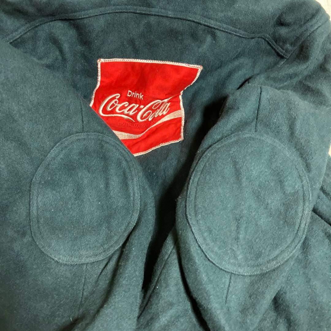 coca-cola コカコーラ 当時物 作業服ワークジャケット両面刺繍ワッペン