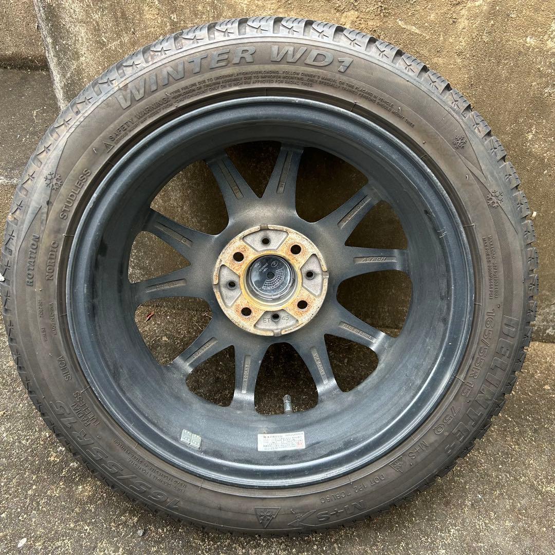 165/55R15 ホイール•スタッドレスタイヤセットfinalmind