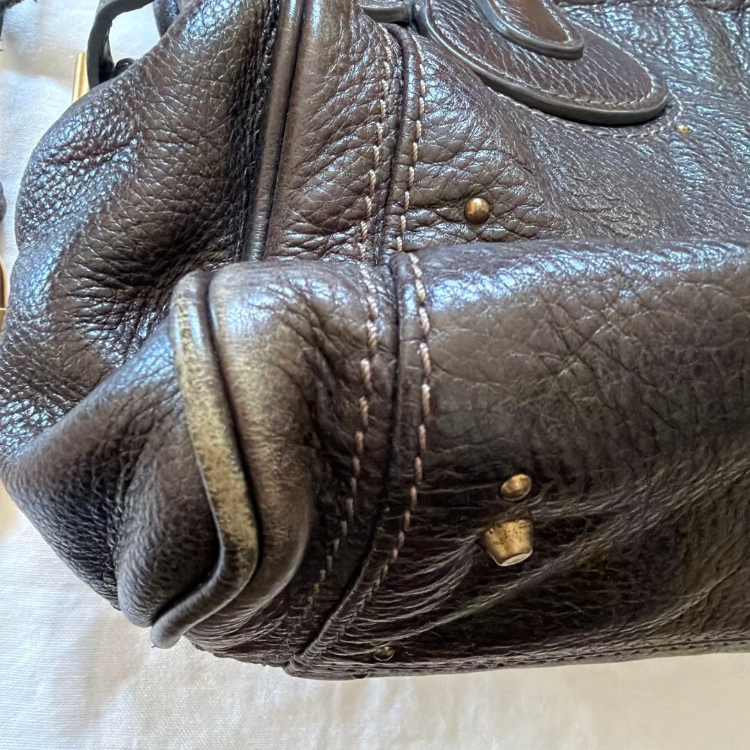 Chloe パディントン　ダークブラウン ショルダーバッグ