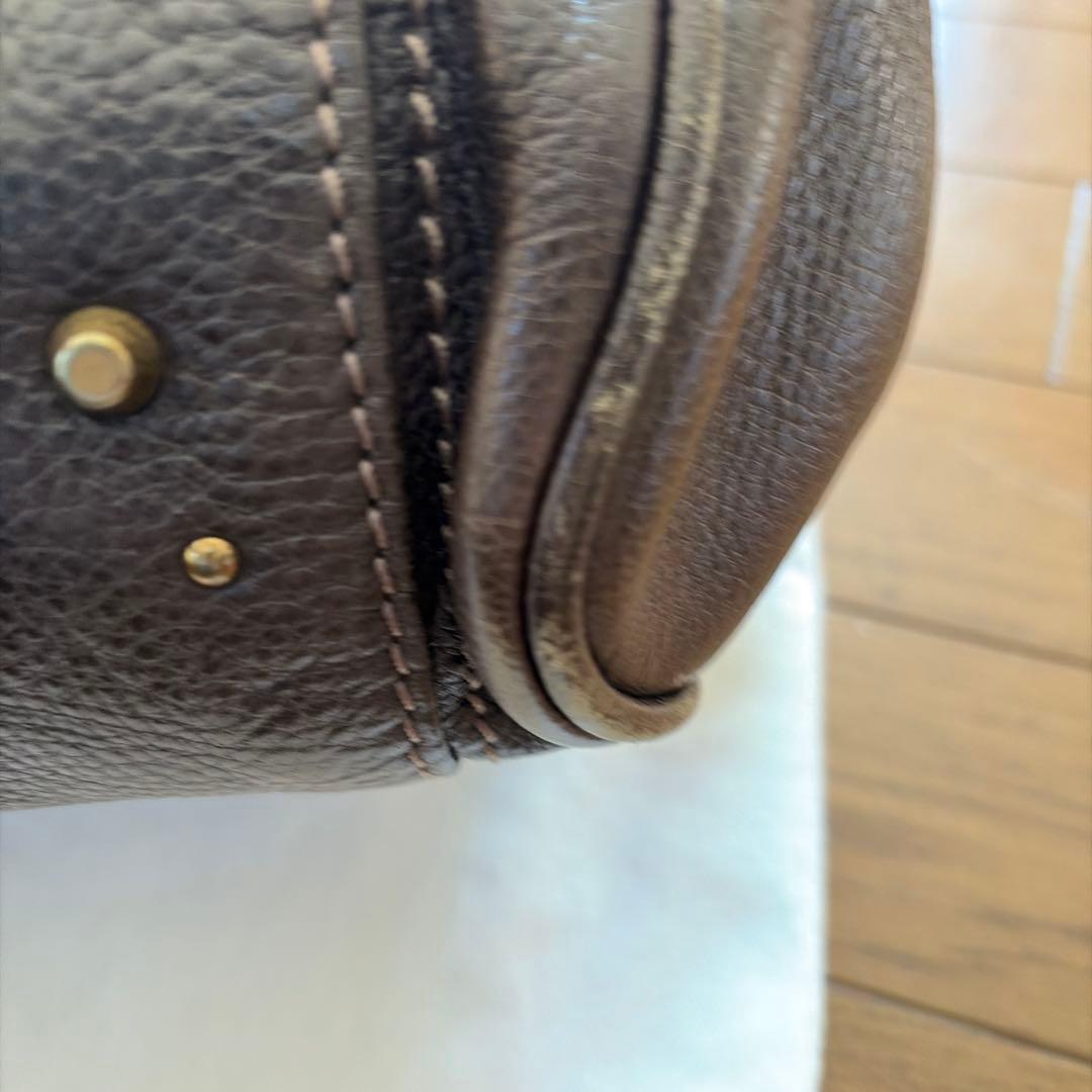 Chloe パディントン　ダークブラウン ショルダーバッグ