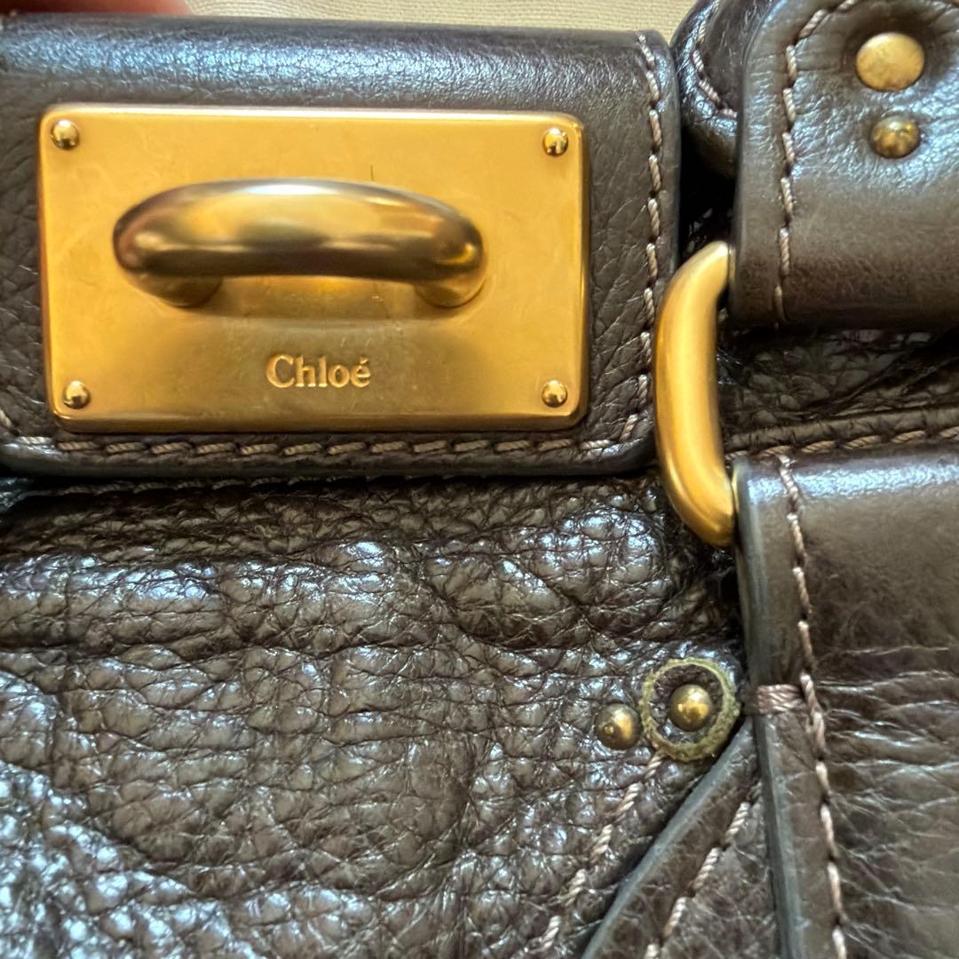 Chloe パディントン　ダークブラウン ショルダーバッグ