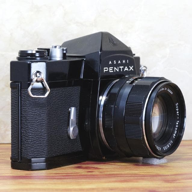 完動品 PENTAX SL 黒/Super Takumar 55mm f1.8