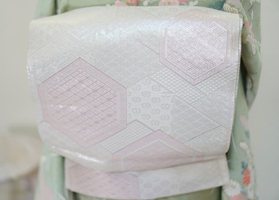 訪問着 4点フルセット 715D 正絹　入学式　結婚式　七五三　お宮参り